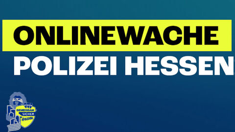 Banner der Onlinewache Polizei Hessen