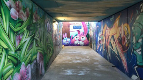 Graffiti-Passage