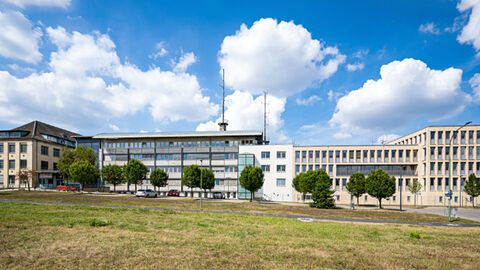 Gebäude des Polizeipräsidiums Mittelhessen