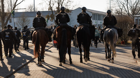 Die Polizeireiterstaffel