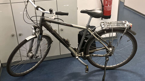 Sichergestelltes Herrenrad der Marke „Raleigh“