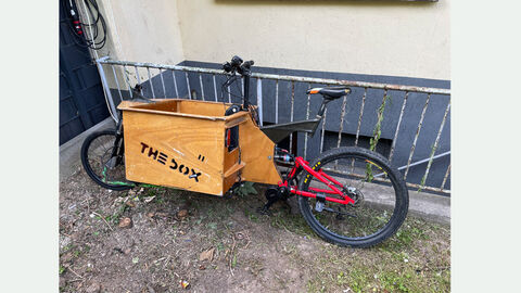 Sichergestelltes Fahrrad