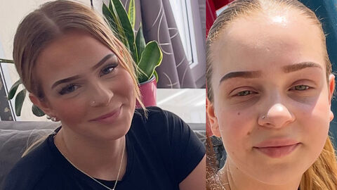 Collage der vermissten 14-jährigen Sonja Domke aus Marburg