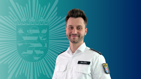 Schutzmann vor Ort Shkelqim Maloku