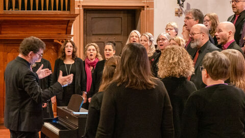 Die "Young Voices" singen "A festive gloria "