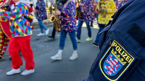 Mittelhessische Polizei an Fasching im Einsatz 