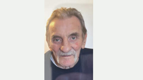 vermisste männliche 75-jährige Person, hier mit grauem Oberlippenbart