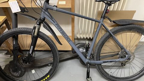 Mountainbike „RR500“, Decathlon, grau