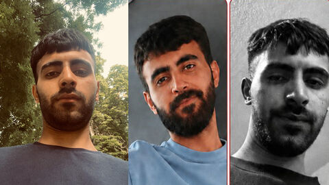Collage des Vermissten 23-jährigen Delil A. aus Gießen 