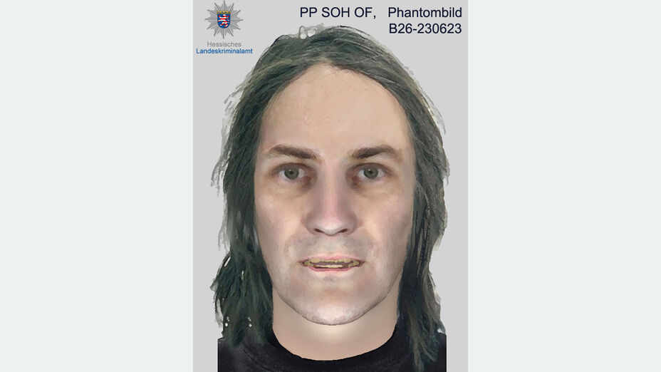 Phantombild eines männlichen, unbekannten Sexualtäters