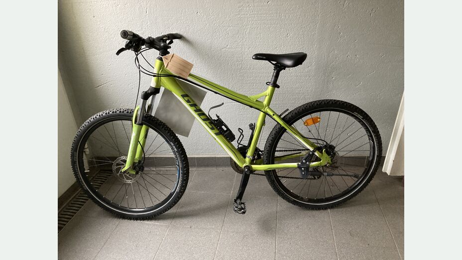 Fahrrad, Ghost, grün