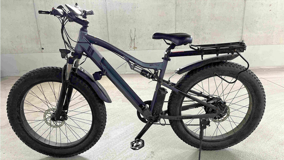 Ein E-Bike der Marke Giant in grau