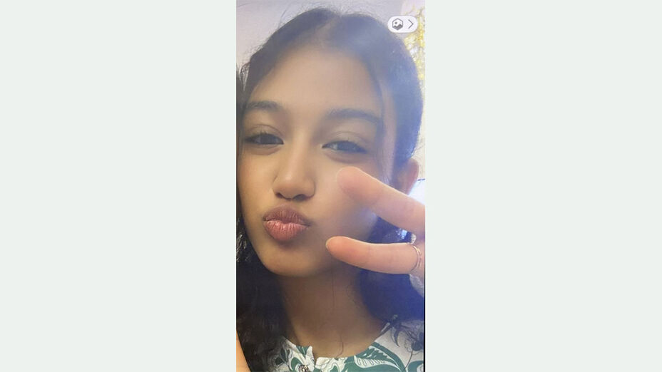 Vermisste Person Aufnahme des Gesichts