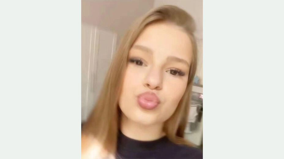 Aufnahme des Gesichts der Vermissten