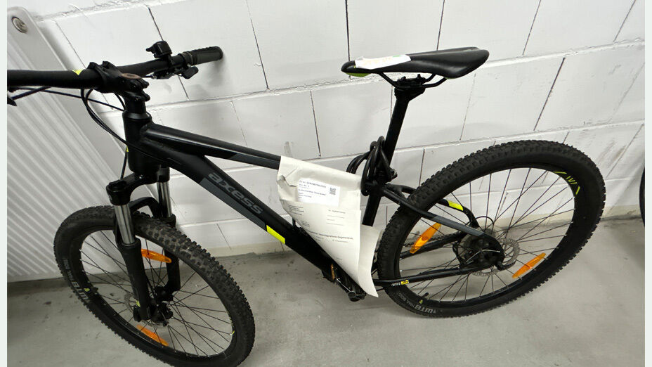 Sichergestelltes Fahrrad Axess